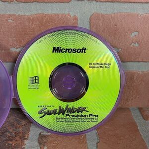 Microsoft SideWinder Precision Pro Game Device Software 2.0 Driver PC CD-ROM